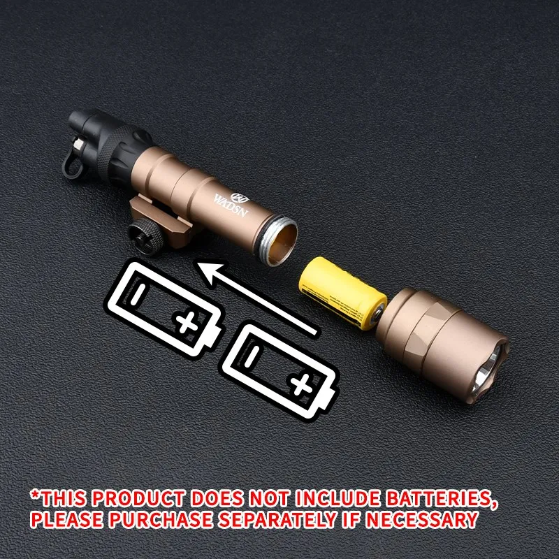 Wadsn-luz Led IR M600U, linterna táctica M600, arma de caza Airsoft, luz de explorador con interruptor doble, encendido constante momentáneo - imagen 2