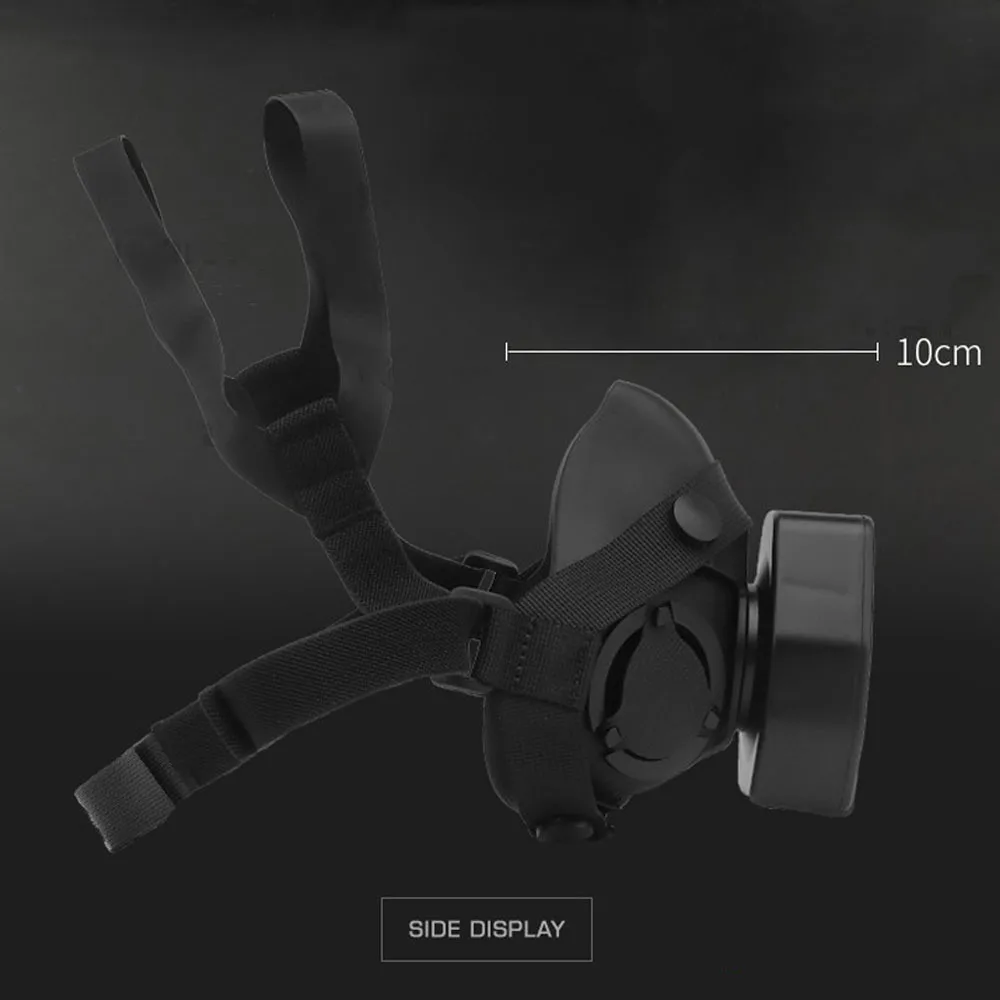 SOTR-mascarilla de Gas respirador táctico, sistema de filtración eficiente, Paintball, Airsoft, máscara protectora de media cara, accesorio de Cosplay para Halloween - imagen 3