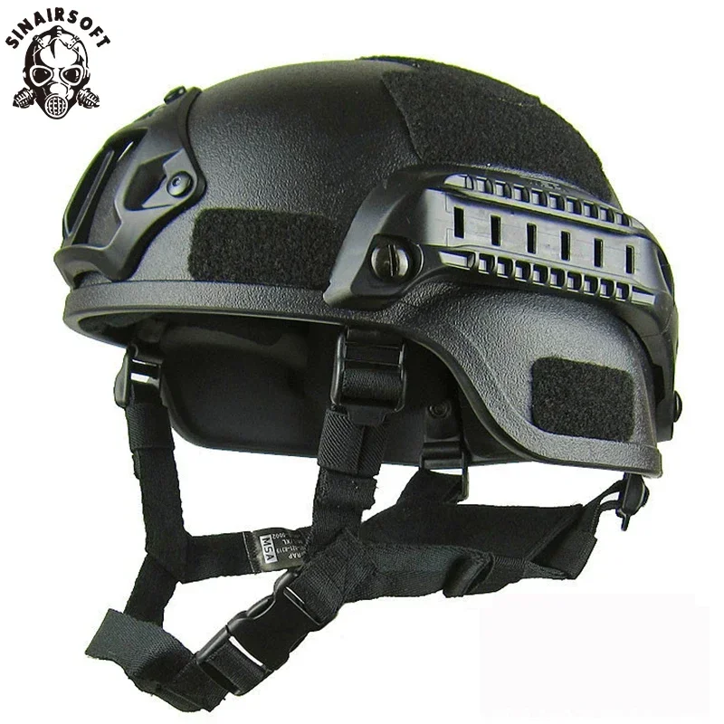 Casco táctico rápido MICH2000 Airsoft calidad casco ligero al aire libre Painball CS SWAT equipo de protección de conducción seguridad deportiva - imagen 2