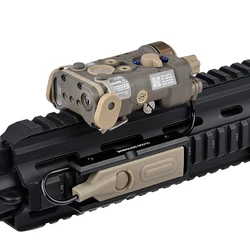 WADSN-puntero láser táctico NGAL potente, accesorios para pistola Airsotf de caza, punto rojo, verde, azul, linterna láser PEQ DBAL A2