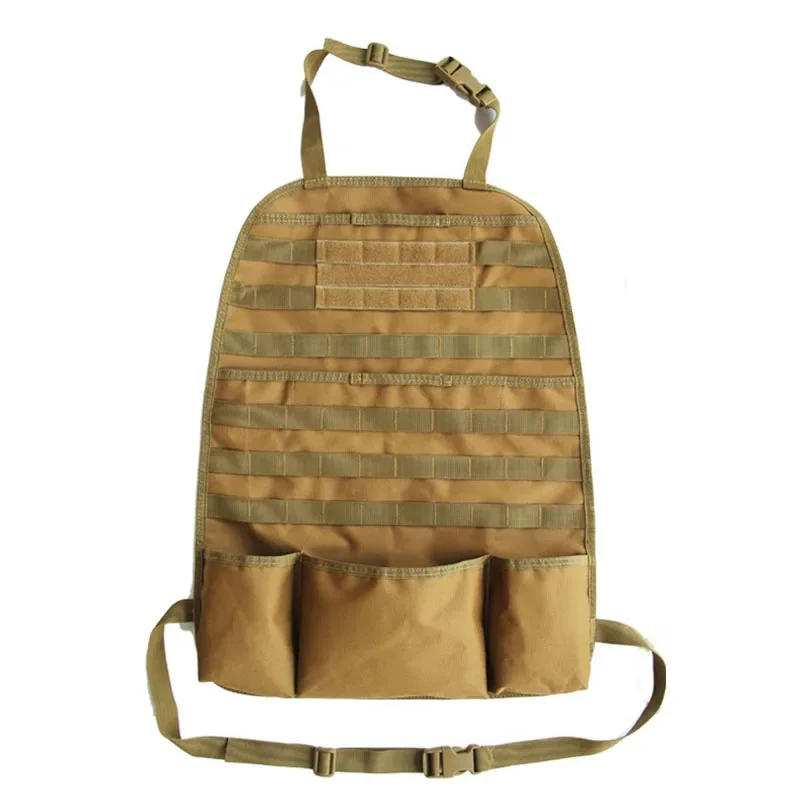 Bolsa organizadora de asiento trasero de coche Molle táctico Universal, Protector de cubierta de asiento de vehículo, accesorios de caza militares, bolsa de herramientas - imagen 4
