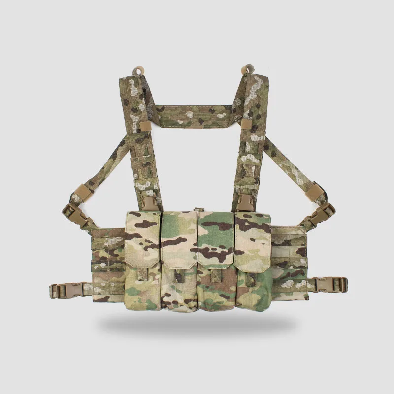 Bolsa táctica cuádruple de pecho – Multifuncional para patrulla - imagen 4