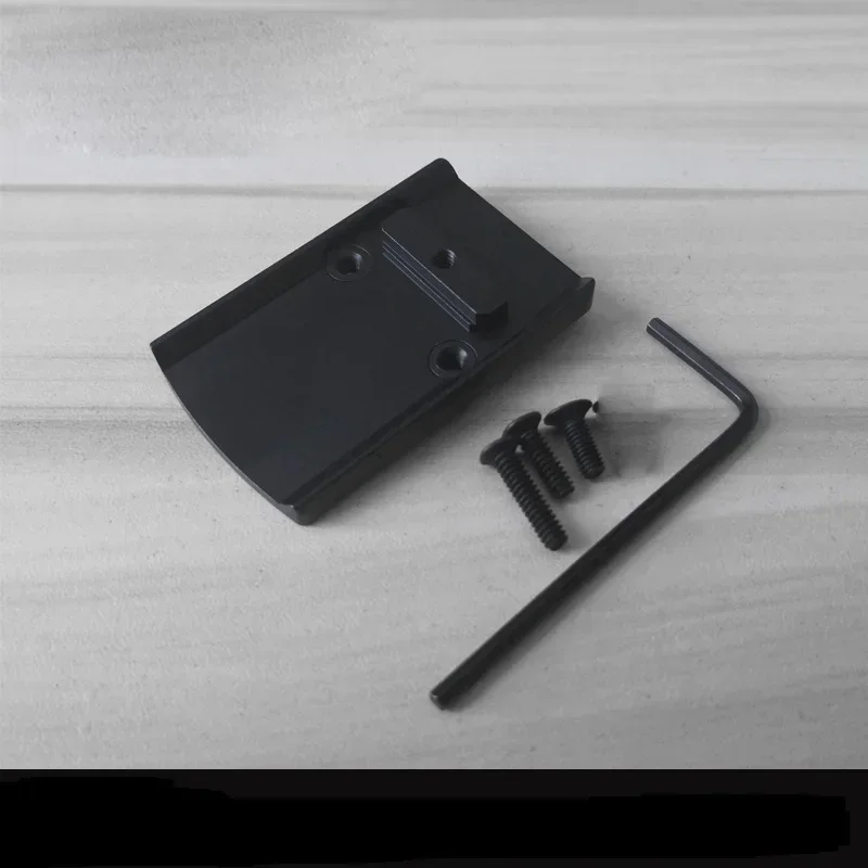 Soporte de Base de placa trasera Glock RMR VISM, mira de punto rojo, adaptador de montaje en Riel, accesorios de caza - imagen 3