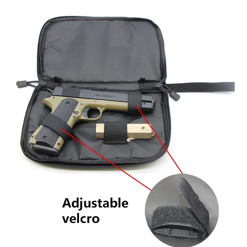 Estuche de transporte portátil de alta calidad para almacenar pistola Glock 19, bolsa de almacenamiento de equipo de pistola protectora, bolsa de caza - imagen 3