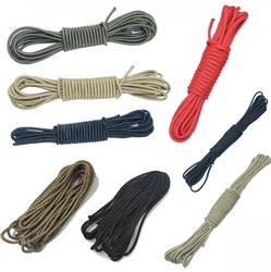 Cordón de bloqueo positivo de nailon retardante táctico de 5 yardas, cuerda para paraguas, cuerda para atar la cabeza con cremallera DIY para chaleco, mochila con bolsillo para el vientre