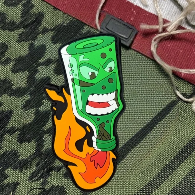 Parche de PVC 3D "Cocktail", chaleco táctico, sombreros con gancho y bucle, insignia de moral, mochila, pegatinas decorativas, parches para brazalete para ropa - imagen 2