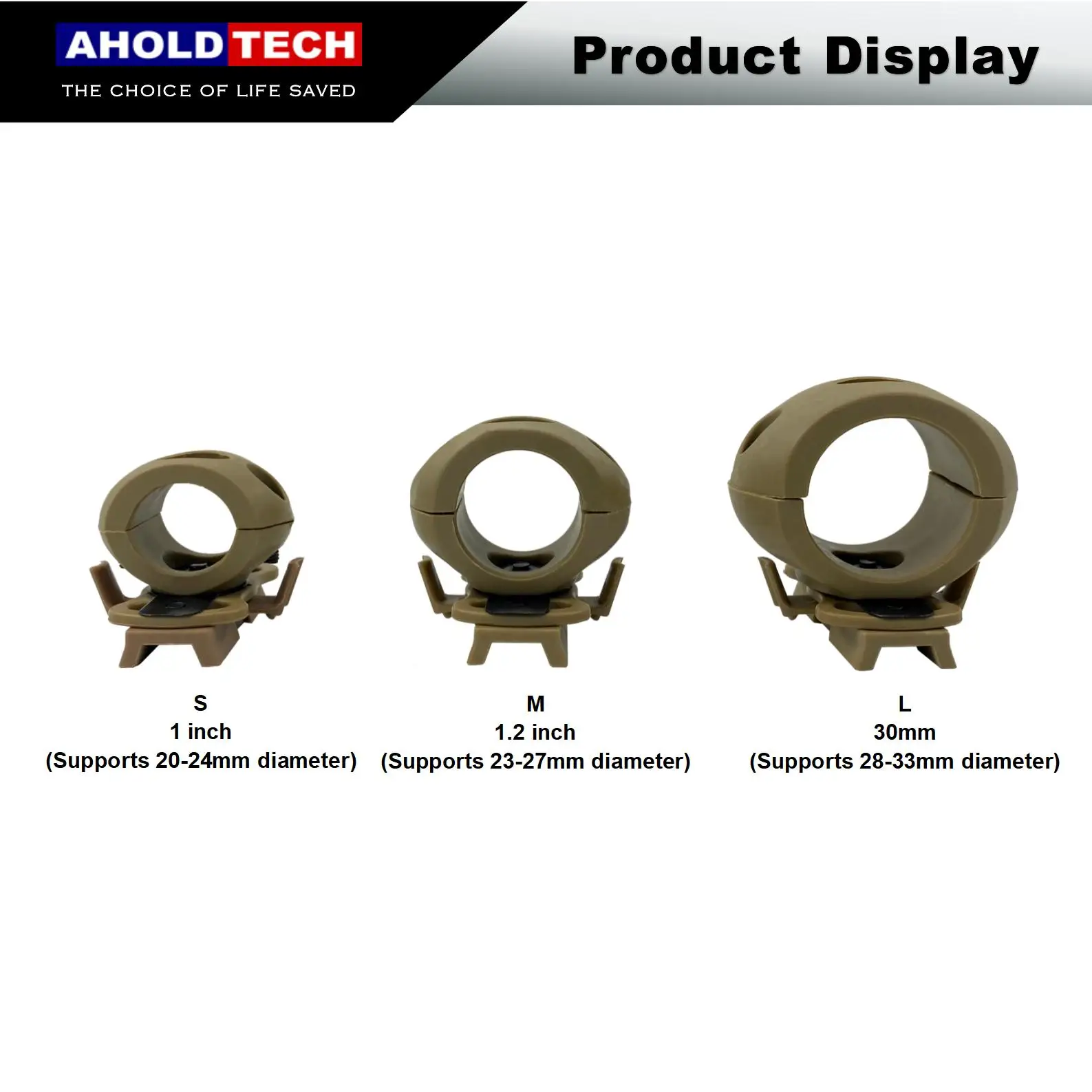 Clip para linterna ARC Rial para casco, soporte ajustable multiángulo, Kit de abrazadera de luz para casco táctico, montado en riel rápido para casco Wendy - imagen 4