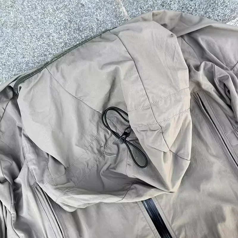 PCU Chaqueta con capucha a prueba de viento de nailon mate 160D con carcasa suave L5 de primera generación para exteriores - imagen 5