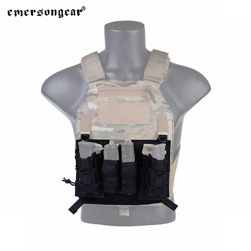 Emersongear-Panel de ataque táctico para chaleco táctico 419 420, portador de placa 5,56, Panel de bolsa de pistola, nailon de combate EM9335 - imagen 2