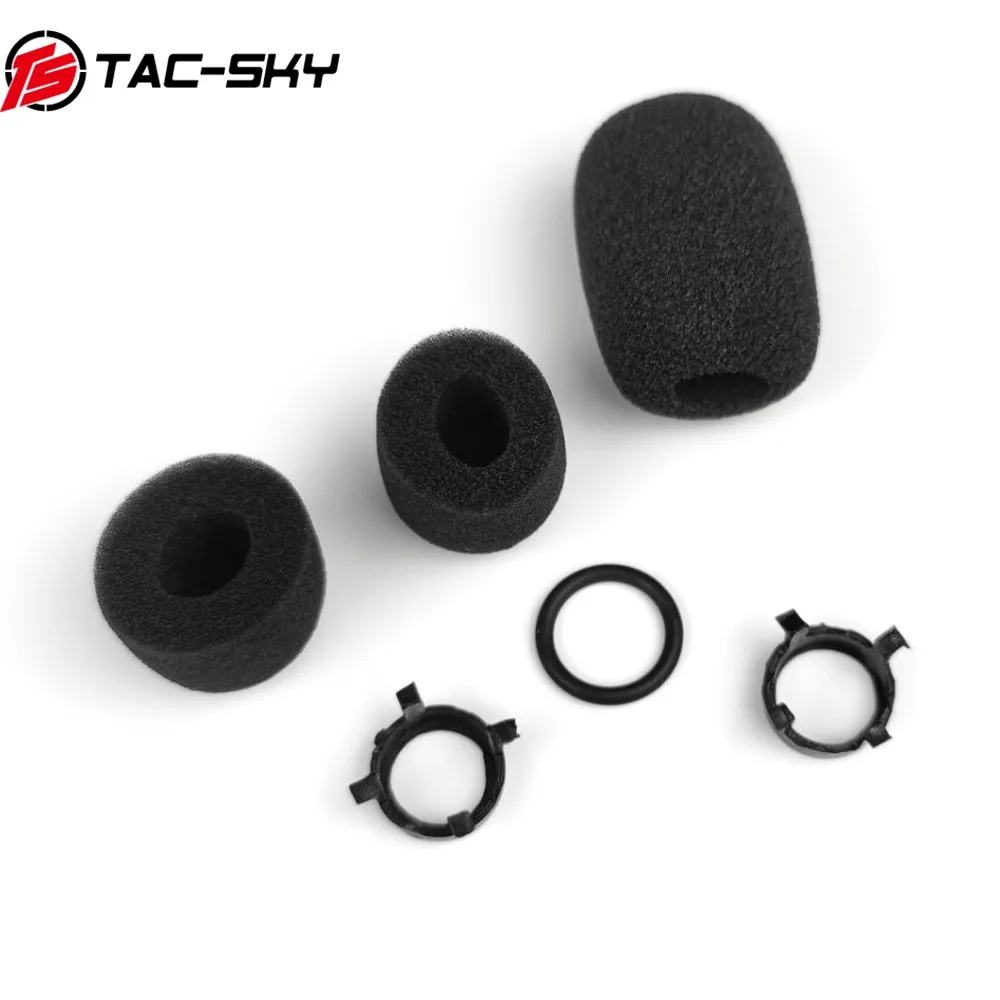 Tac-Sky Comtac Iii C3 C2 captación de sonido y reducción de ruido auriculares tácticos micrófono esponja piezas de repuesto