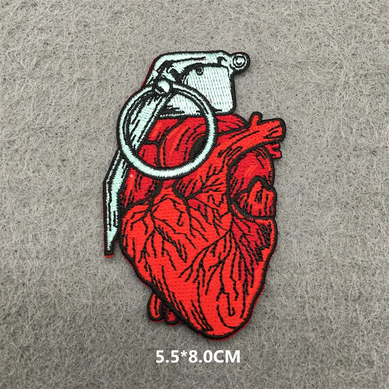 Parches de banda Punk y dibujos animados, ropa de Anime divertida, aplicaciones de planchado, ganchos de ropa de costura de Calavera, pegatina para chaqueta - imagen 3