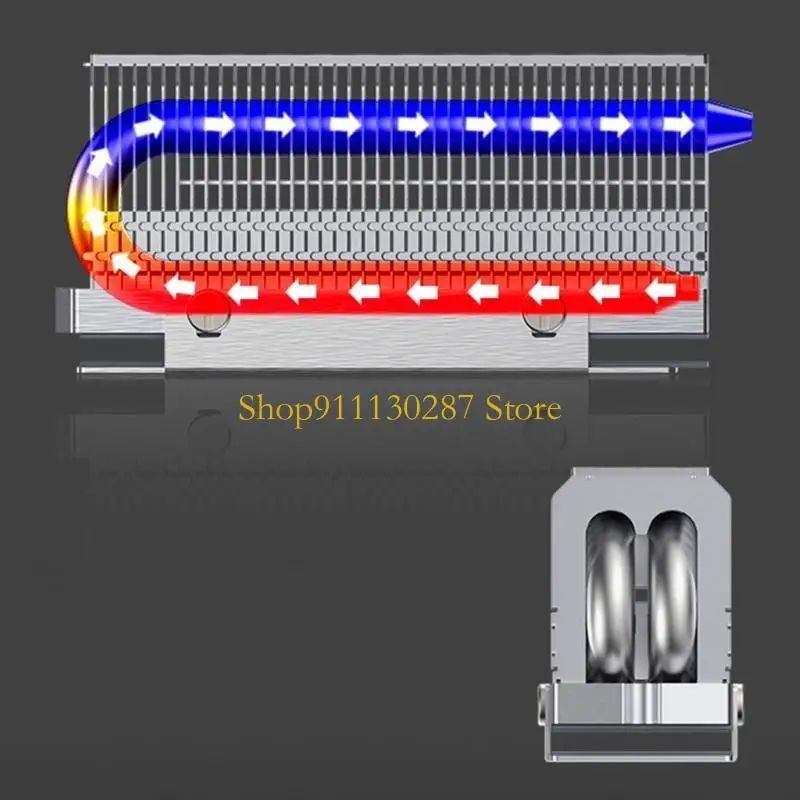 J1HC Advanced Metal M.2 2280 SSD Corriente calor del disipador térmico Pediendo sobrecalentamiento - imagen 5