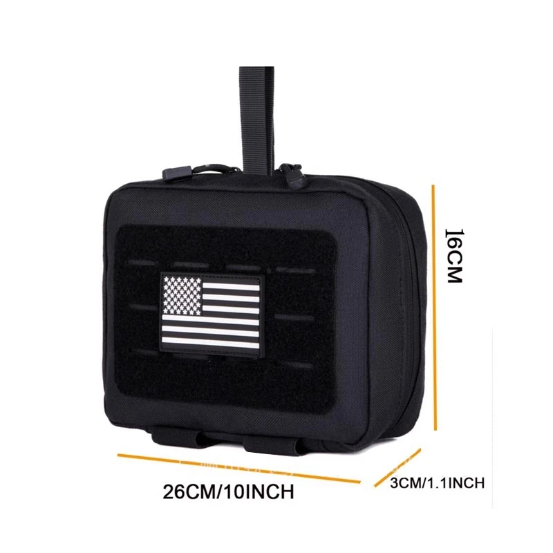 Bolsa de almacenamiento desmontable portátil para acampar en montaña, primeros auxilios, Molle, tácticas al aire libre - imagen 3