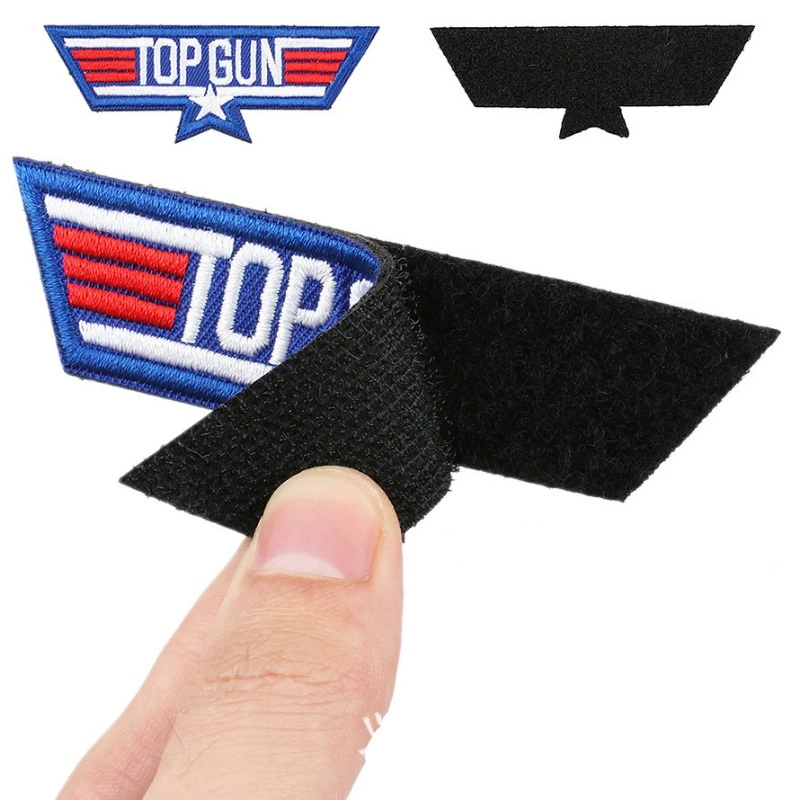 Top Gun-Llavero con parche de Ranger MAVERICK, arma de combate Tomcat, insignia de escuadrón académico escolar para chaqueta - imagen 3