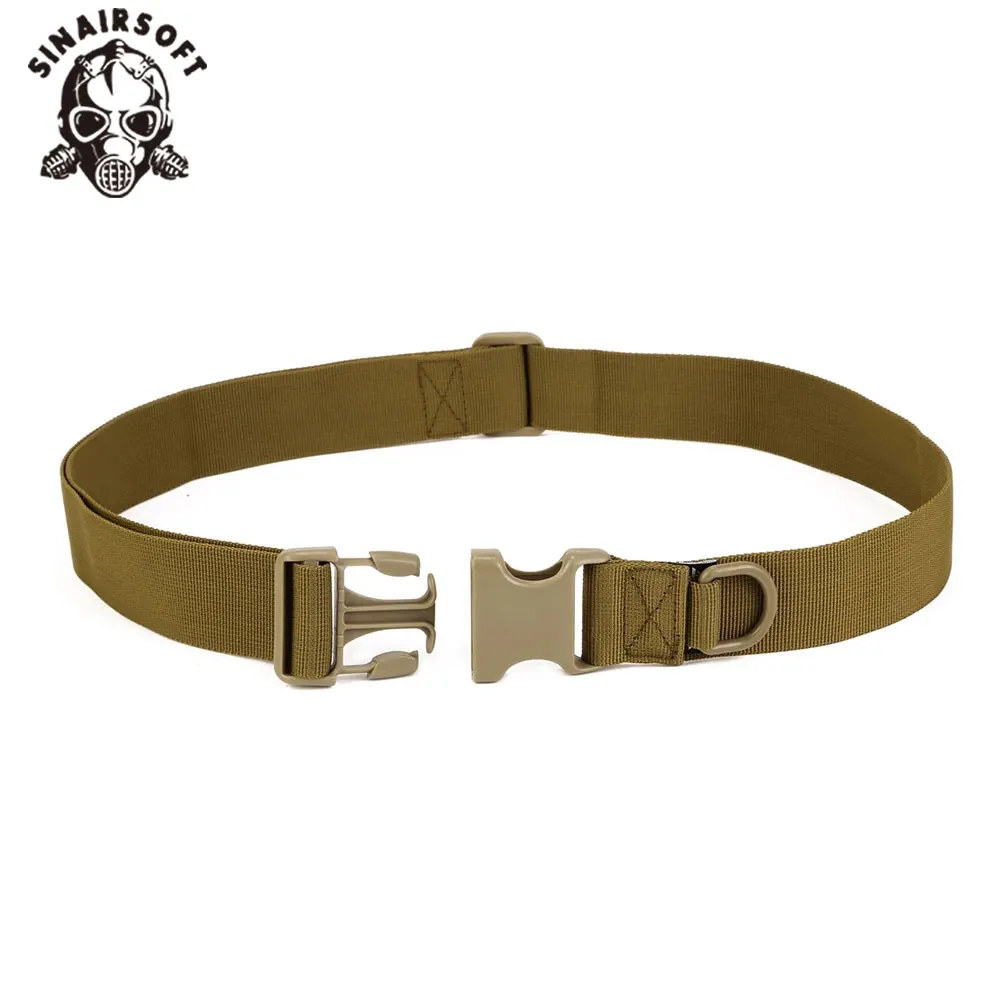 Cinturón de utilidad táctica ajustable para hombre, hebilla de bolsa táctica, pretina de rescate militar, útil, serie de cinturones deportivos en múltiples bolsillos - imagen 3