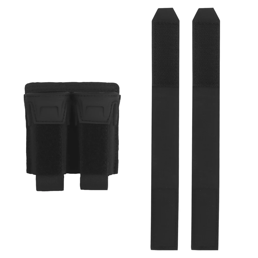 Bolsa táctica para revistas, 9mm, liberación rápida individual/doble, MOLLE, caza, tiro, Airsoft, Mag, linterna, cuchillo, funda, equipo - imagen 2