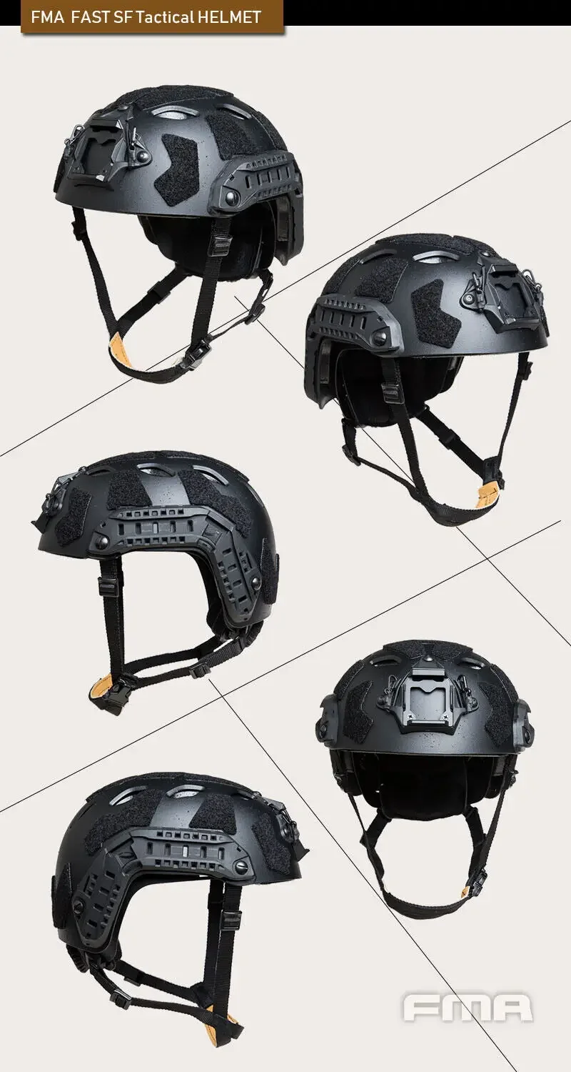 FMA casco SF perforado para exteriores casco protector casco de seguridad anticaída casco de montar grande TB1462 - imagen 5