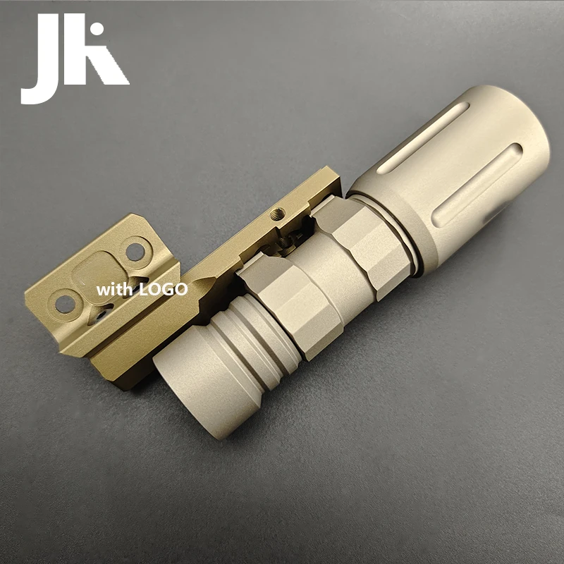 Soporte de luz táctica RM45 Offse Scout para linterna M300 M600 base lateral Weapo luz caza Airsoft para Keymod Mlok Picatinny - imagen 4