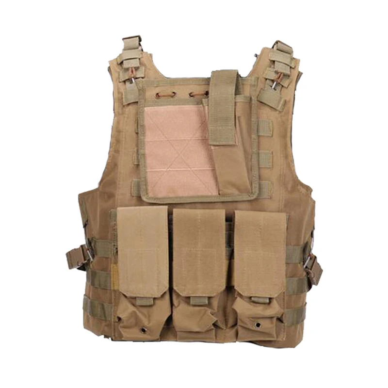Chaleco de caza de camuflaje militar, equipo al aire libre, 8 colores, Molle Body Armor Wargame, CS - imagen 4