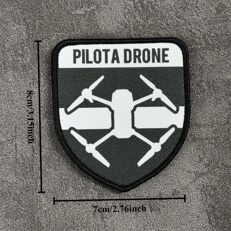 Parche táctico impreso "Reconocimiento Uav" para ropa, insignia de moral, parche militar con gancho, accesorios para mochila, pegatinas - imagen 4