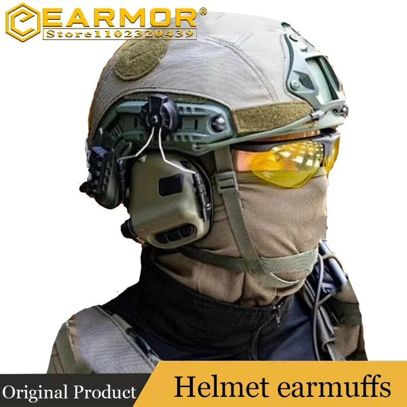EARMOR M31H casco militar auriculares caza tiro orejeras tácticas auriculares activos accesorios militares