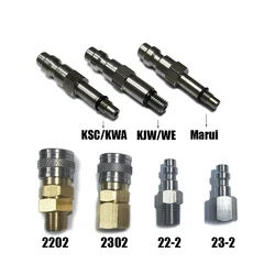Adaptador válvula HPA conexión rápida Foster macho compatible Marui