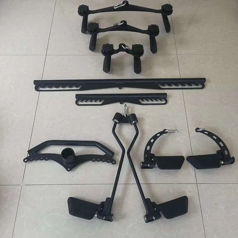 Barra de poleas ajustable para cable y remo, entrenamiento en casa - imagen 2
