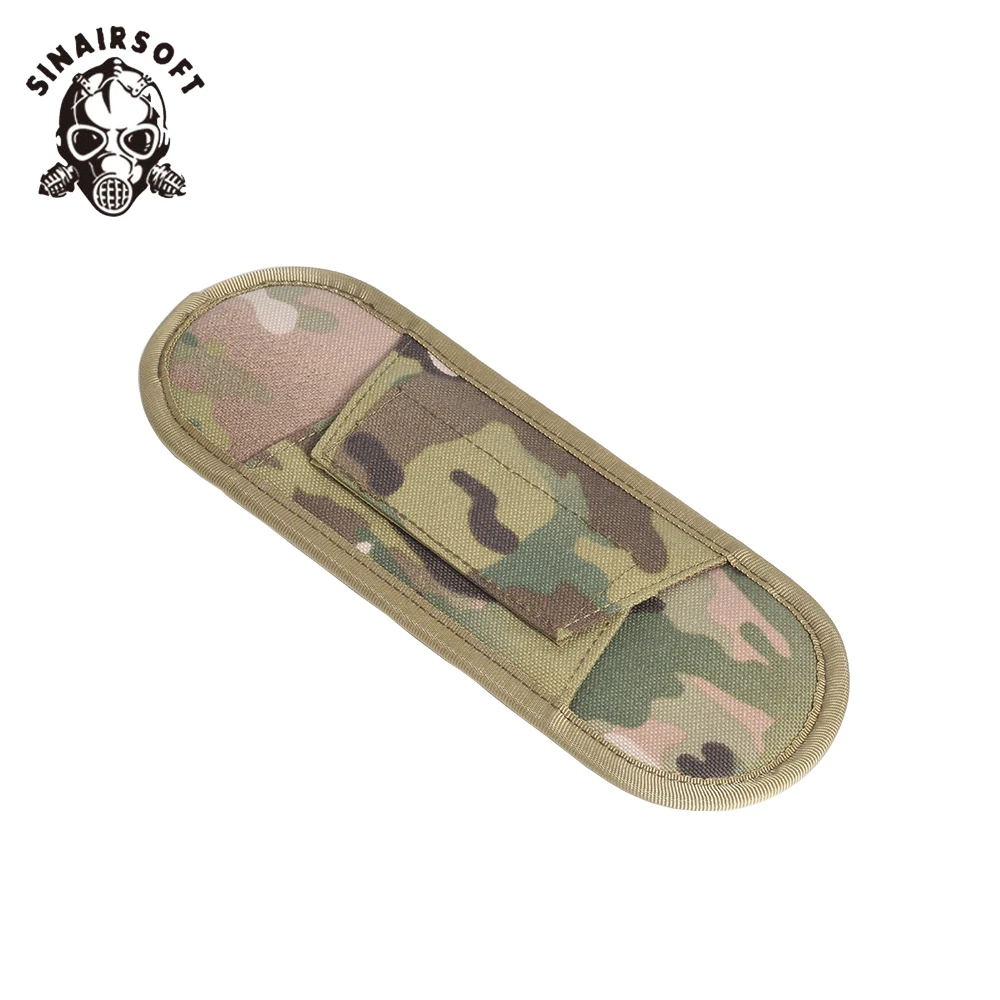 Almohadillas tácticas para correa de hombro, cubierta para aliviar el dolor de hombros, placa de armadura, accesorios para el pecho de caza, malla acolchada de descompresión, 1 par - imagen 3