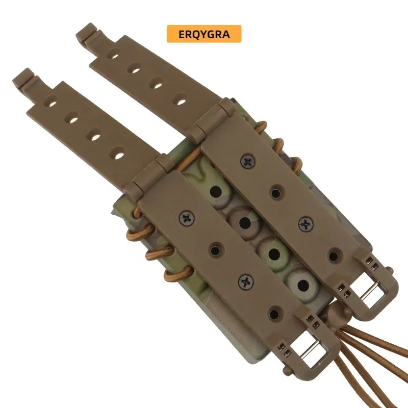 ERQYGRA bolsa táctica urbana 9mm M4 revista caza tiro Molle sistema accesorios Wargame funda equipo deportivo al aire libre - imagen 5
