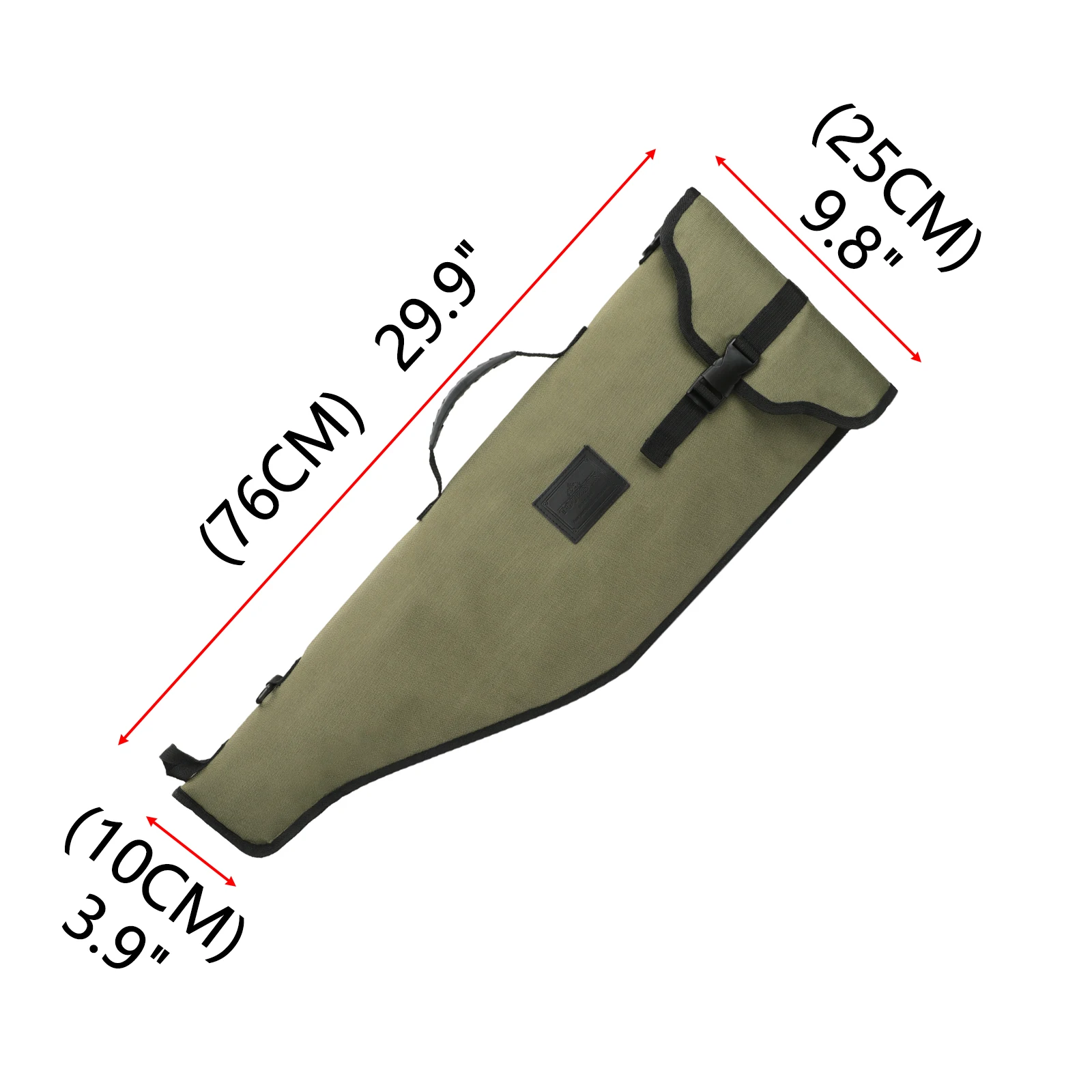 Tourbon-accesorios para armas de caza, funda de nailon para pistola de tiro abatible, longitud de 76CM, soporte para bolsa de protección de barril con cierre de hebilla - imagen 3