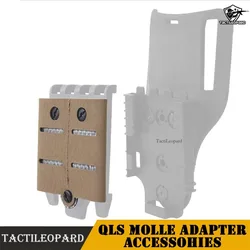 QLS Molle accesorios adaptador MOLLE para pistola táctica caza Airsoft revista bolsa 9Mm AR Mag bolsa equipo de entrenamiento de tiro