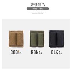 Soporte táctico de 2 ganchos redondos para escopeta y bolsa de munición de ciclo, soporte para 12 y 20 idiomas, accesorios de caza