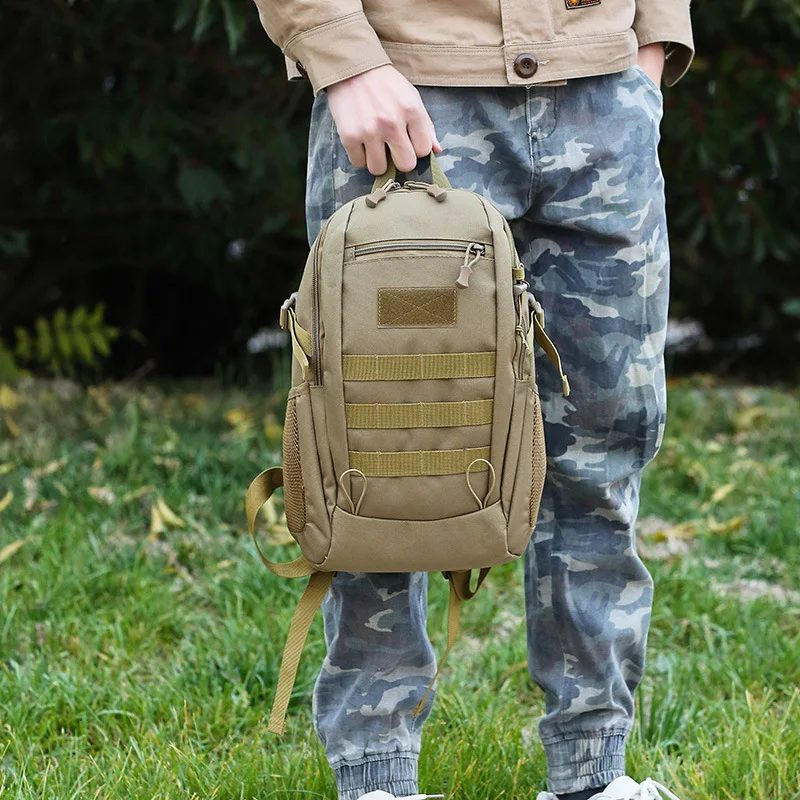 Mochila táctica para exteriores para hombre, morral impermeable de 20l para viaje, deporte, Camping, pesca, caza - imagen 4