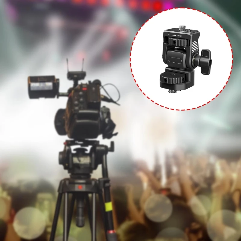 Cámara Metal para observar paréntesis, montaje tornillo 3/8 pies, inclinable modificable para fotografía K1KF