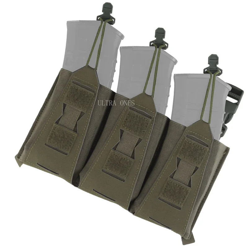 Bolsas tácticas multiusos para combate y tiro, bolsa magnética Triple elástica, accesorios para sistema Molle, riñonera, soporte para herramientas de caza - imagen 3