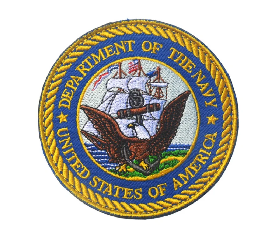 Brazalete con sello de 9,5 CM, parches bordados 3D USMC en parches para ropa para chaquetas, parche personalizado con gancho y bucle - imagen 5