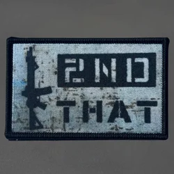 I That AR Printing Patch Tactical Vest Hook and Loop Hats Morale Badge Backpack Decorative Stickers Armband Patches for Clothing