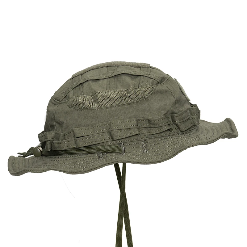 Sombrero Bennie táctico para deportes al aire libre, gorra de montañismo, sombrero de pescador plegable, gorra de ala ancha transpirable - imagen 5