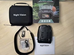 Binoculares digitales de visión nocturna infrarroja de 600m con batería de 5000mAh Telescopio de caza al aire libre a todo color 4K y 8 niveles de brillo