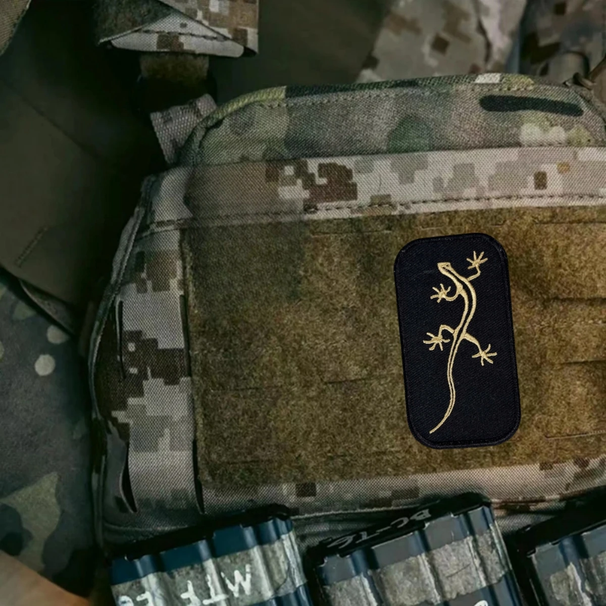 Insignia de moral de lagarto, parches bordados de gancho y bucle, parche militar táctico de Doberman Pinscher, brazalete de mochila - imagen 5