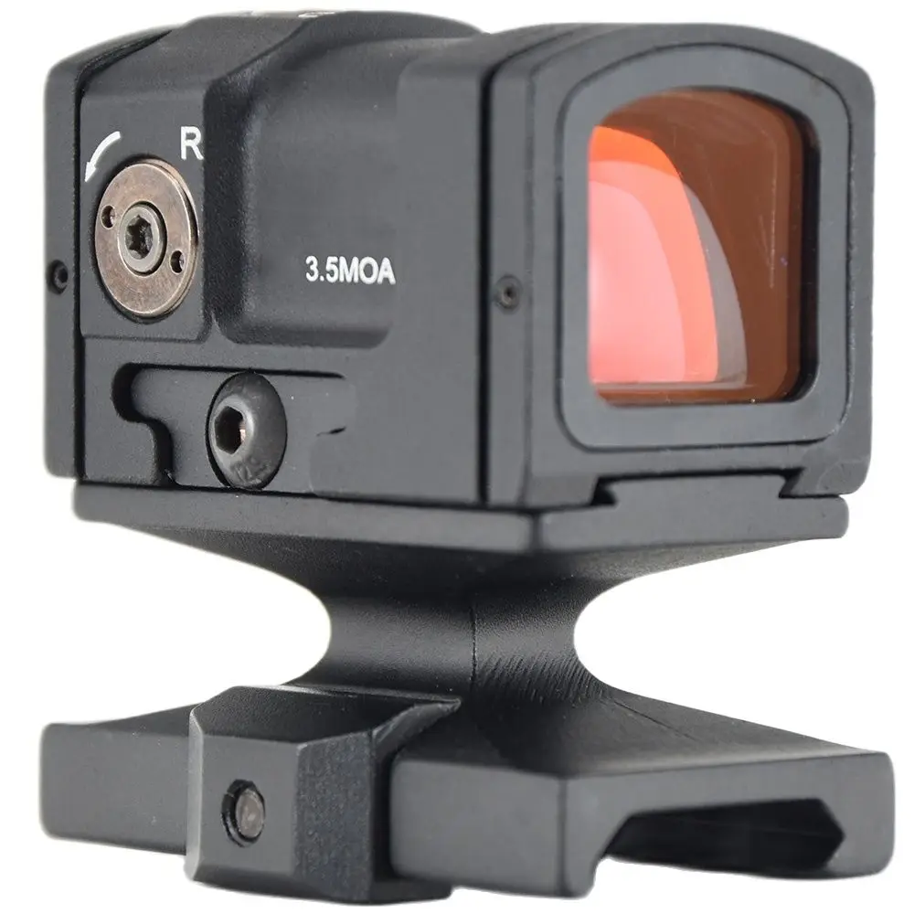 Pistol Red Dot Sight Fully Enclosed 2MOA With 20mm Rail Raised Mount - imagen 5