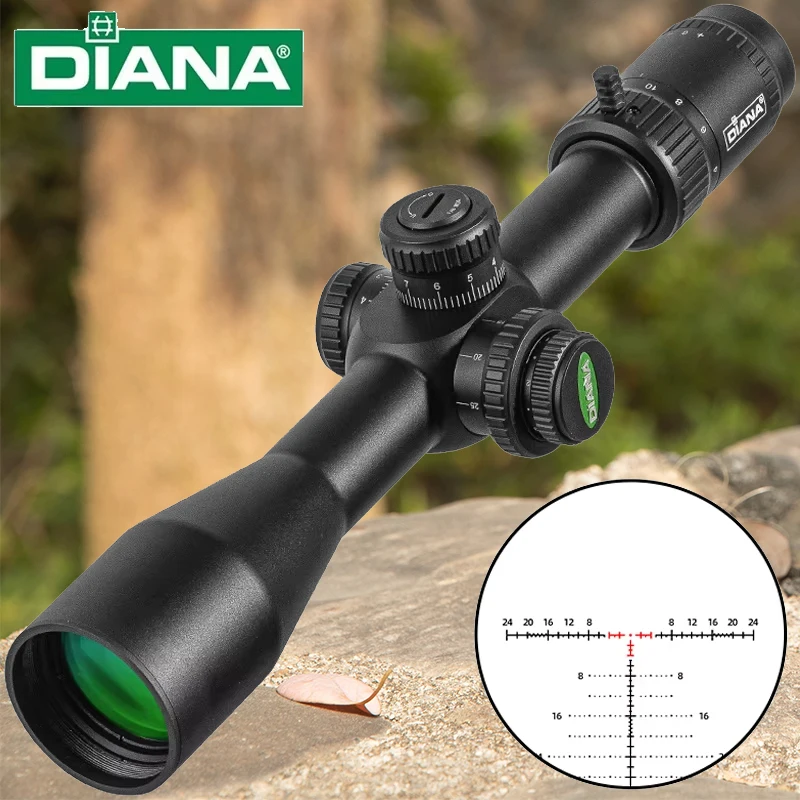 DIANA 4-16x44 SFIR FFP alcance primer plano Focal alcance caza telescopios rojo iluminado tiro miras ópticas - imagen 2