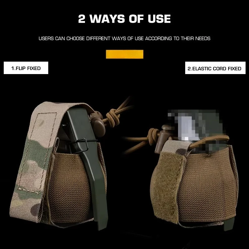 WG M67 portagranadas táctico MOLLE de bolsillo elástico universal - imagen 4