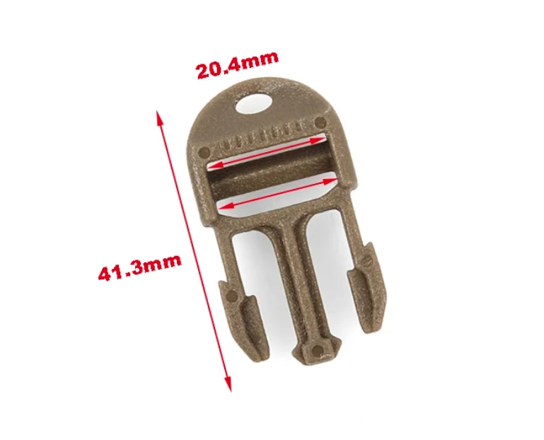 Hebilla de conexión rápida para mochila, chaleco para deportes al aire libre, hebilla de ajuste de correas de 3/4 pulgadas, 4 Uds. - imagen 5