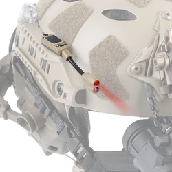 Luz LED para casco táctico, adaptación exclusiva para riel ARC integrado Modular, luz LED roja/IR, accesorios para casco