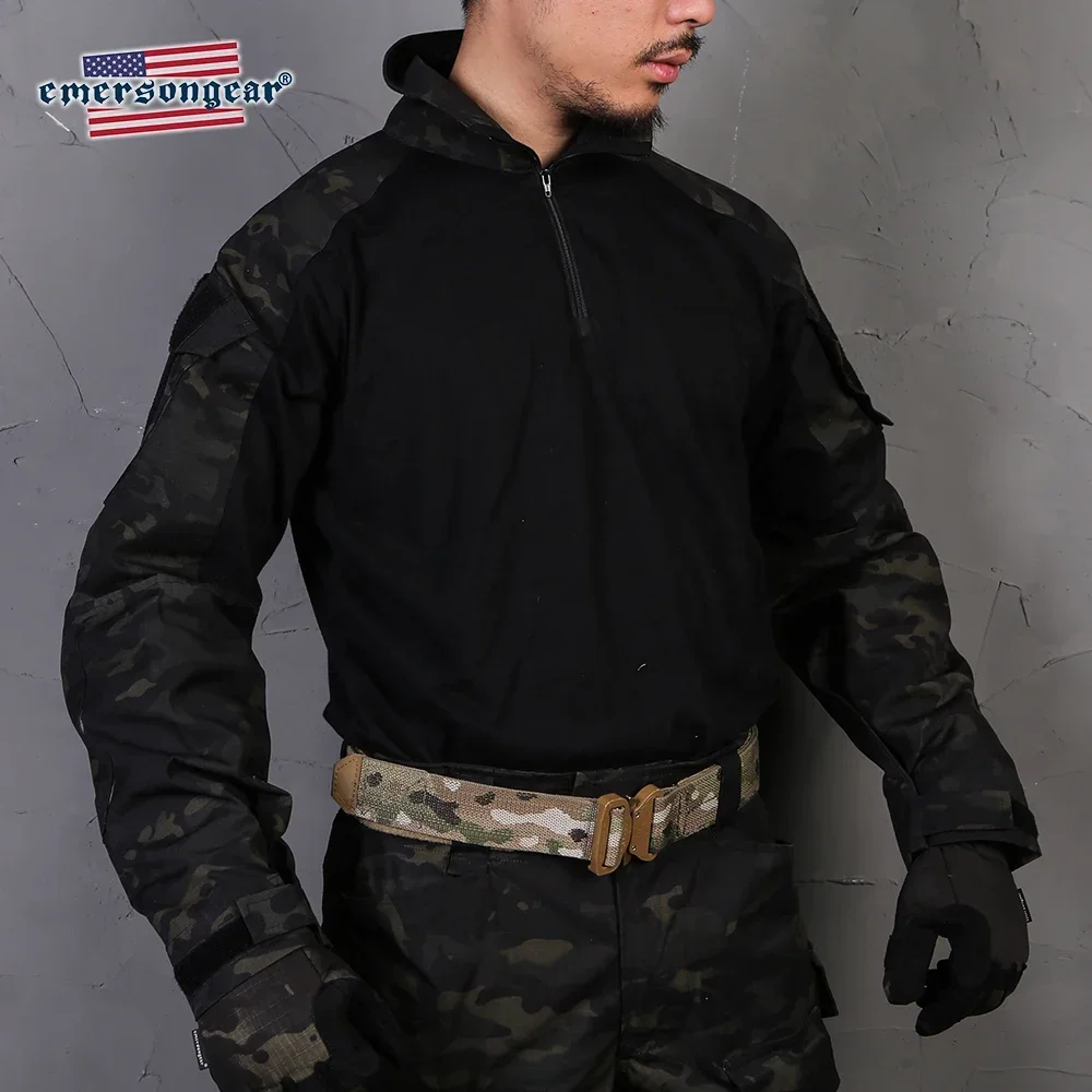 Emersongear-Camiseta táctica de combate G3 para hombre, camisetas deportivas Airsoft para caza, senderismo, entrenamiento de nailon al aire libre, versión antigua - imagen 2