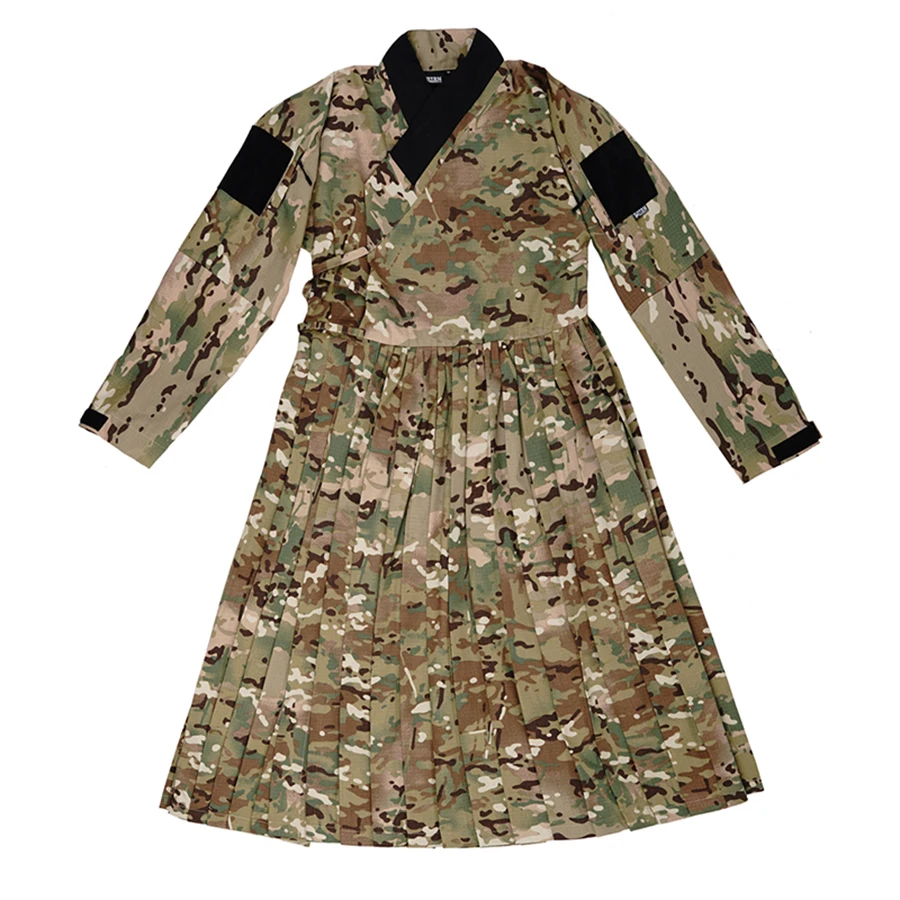 Falda blindada táctica clásica de camuflaje para caza, pistola de aire, tiro, juego de guerra CS, traje de pescado volador, abrigo largo, chaqueta táctica - imagen 5