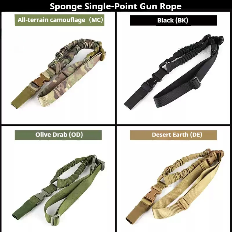 Eslinga táctica de ajuste rápido, cordón para pistola de liberación rápida de doble punto, bloqueo de cordón para equipo de camuflaje, ajuste rápido universal - imagen 4