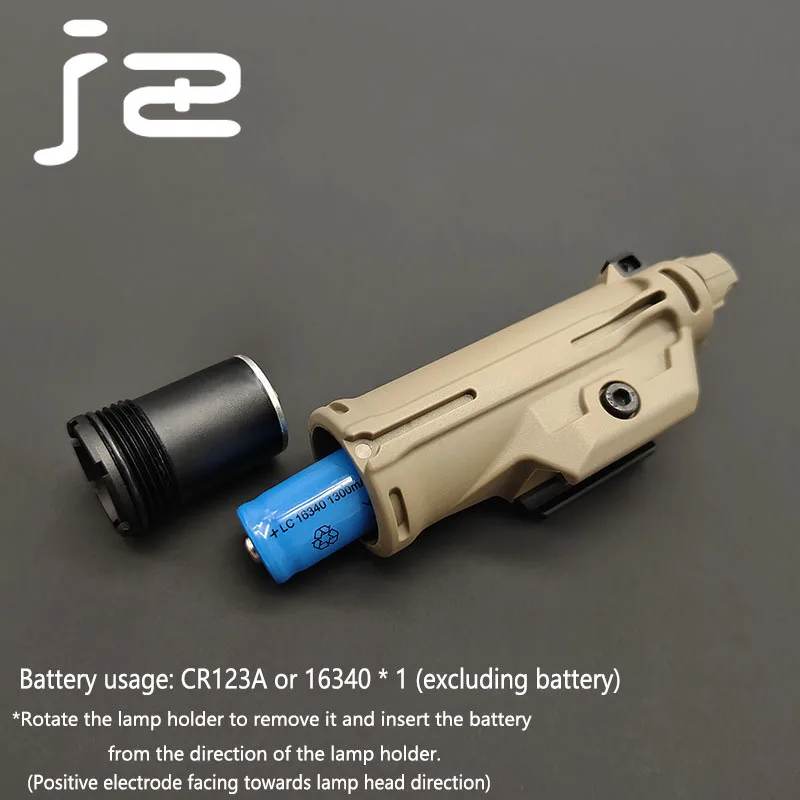 SOTAC-linterna LED táctica de nailon XH15, arma ligera, montada en riel, para riel de 20mm, Gloc 17, linterna constante de caza - imagen 4