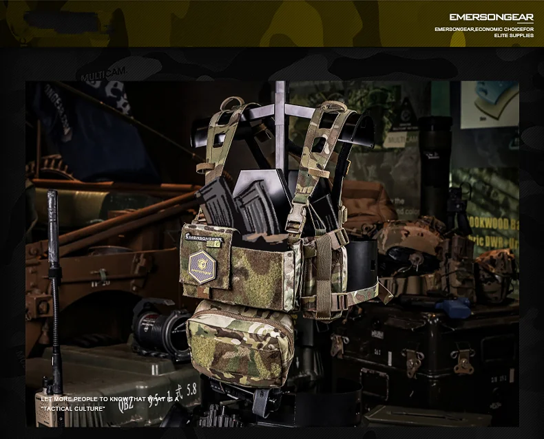 CP Style Airlite correa de vientre táctica de rodamiento de carga, chaleco multifuncional en forma de H, accesorios - imagen 2